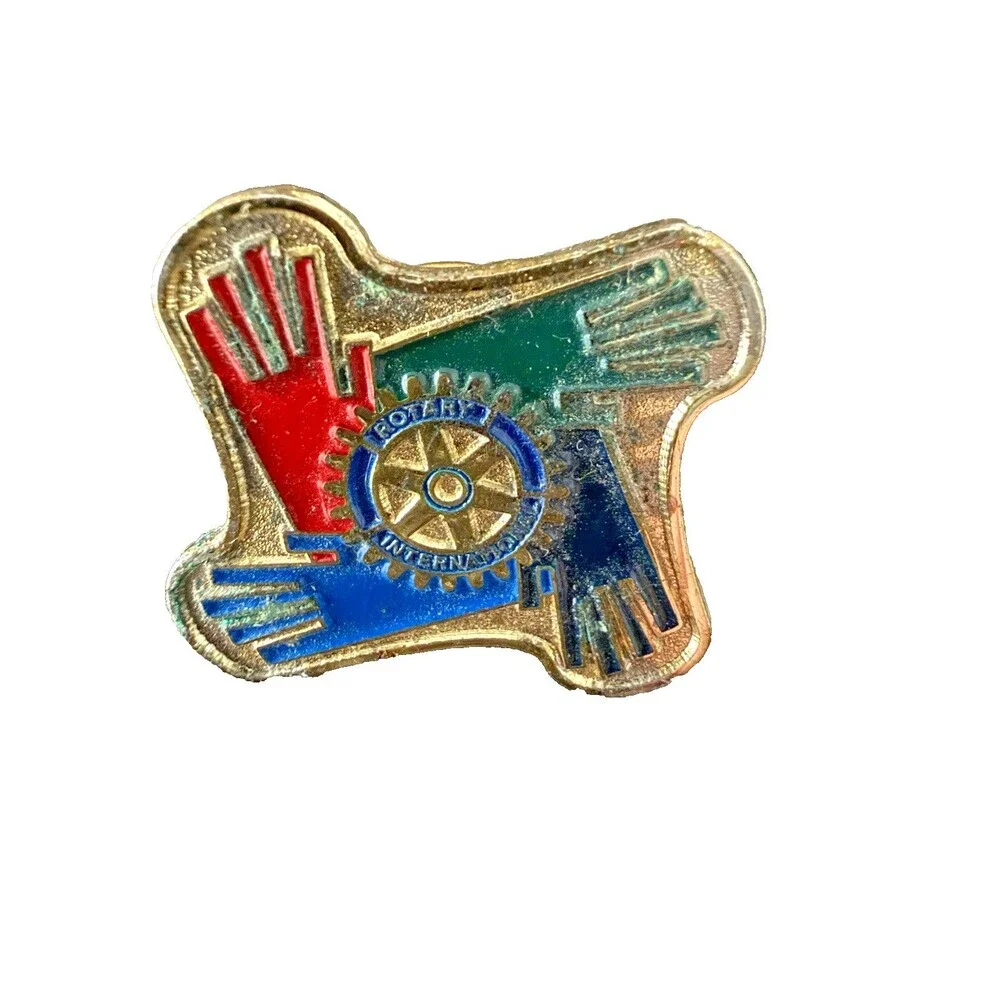 Vintage Rotary International Lapel Pins Lot Mixed Presidential Themes Collector